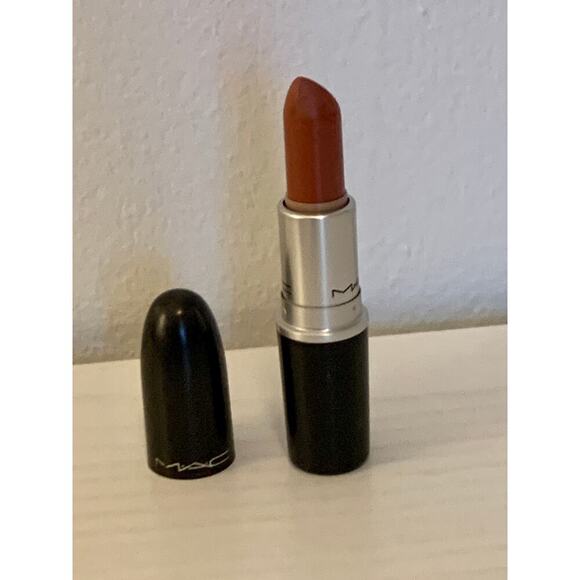 MAC Satin Lipstick MOCHA # 813 Full Size *SEE PHOTOS* Nude Brown Discontinued - Picture 2 of 9